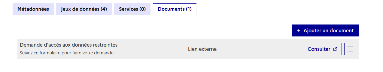 Image décrivant comment ajouter le lien dans la partie liens