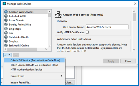 Localisation de la configuration d’un OAuth2 Services