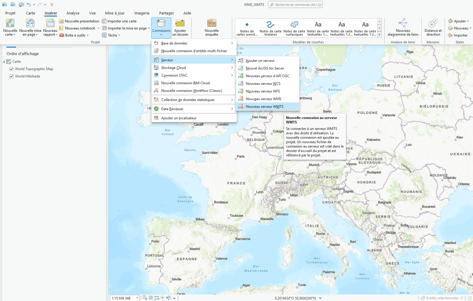 Nouveau serveur WMTS