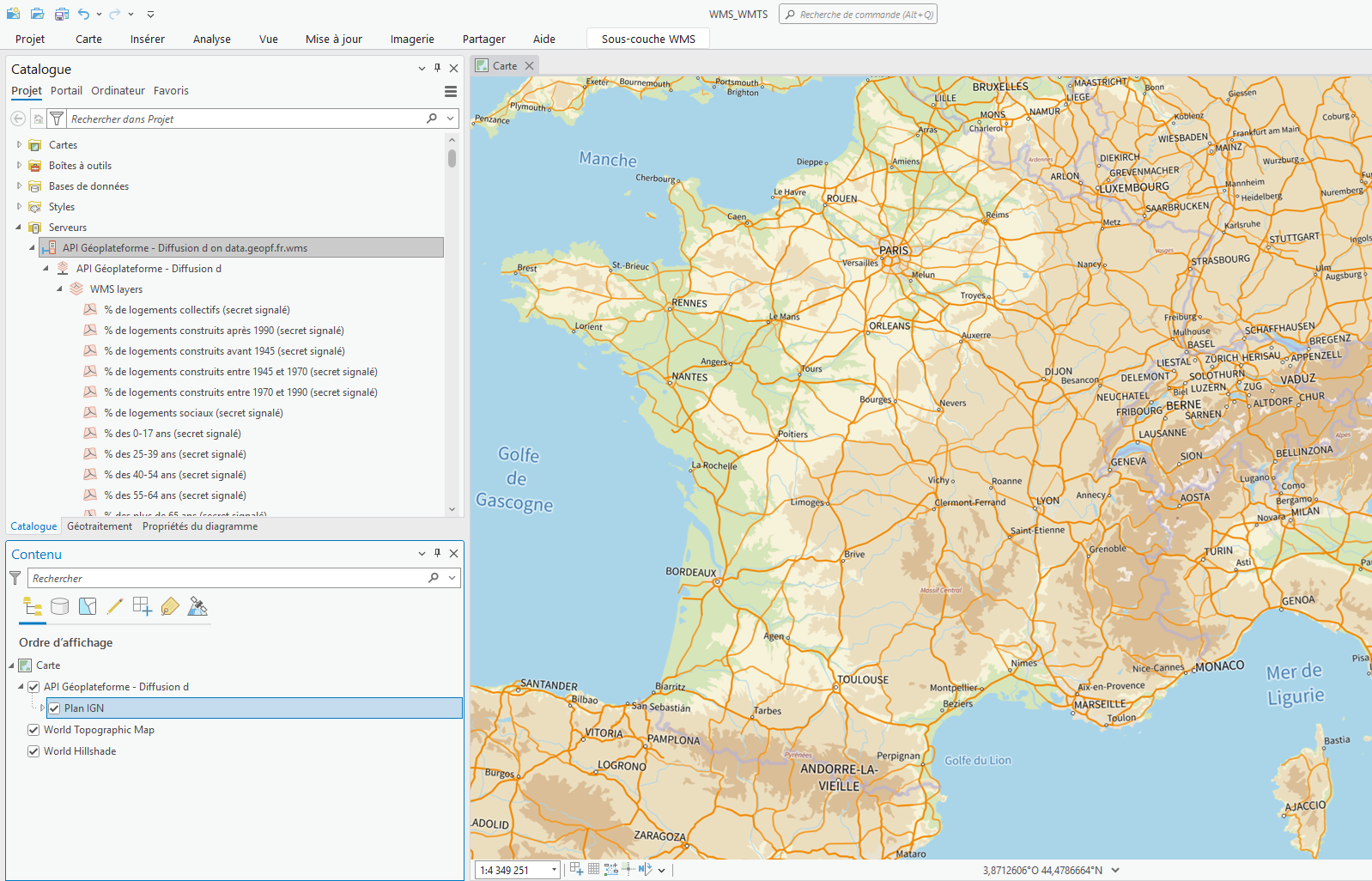 Ajout Plan IGN v2 - WMS