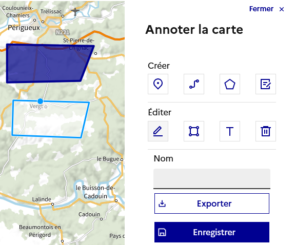 Image décrivant comment modifier la géométrie d’une surface