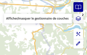 Image décrivant comment ouvrir le gestionnaire de couches pour reprendre un croquis existant