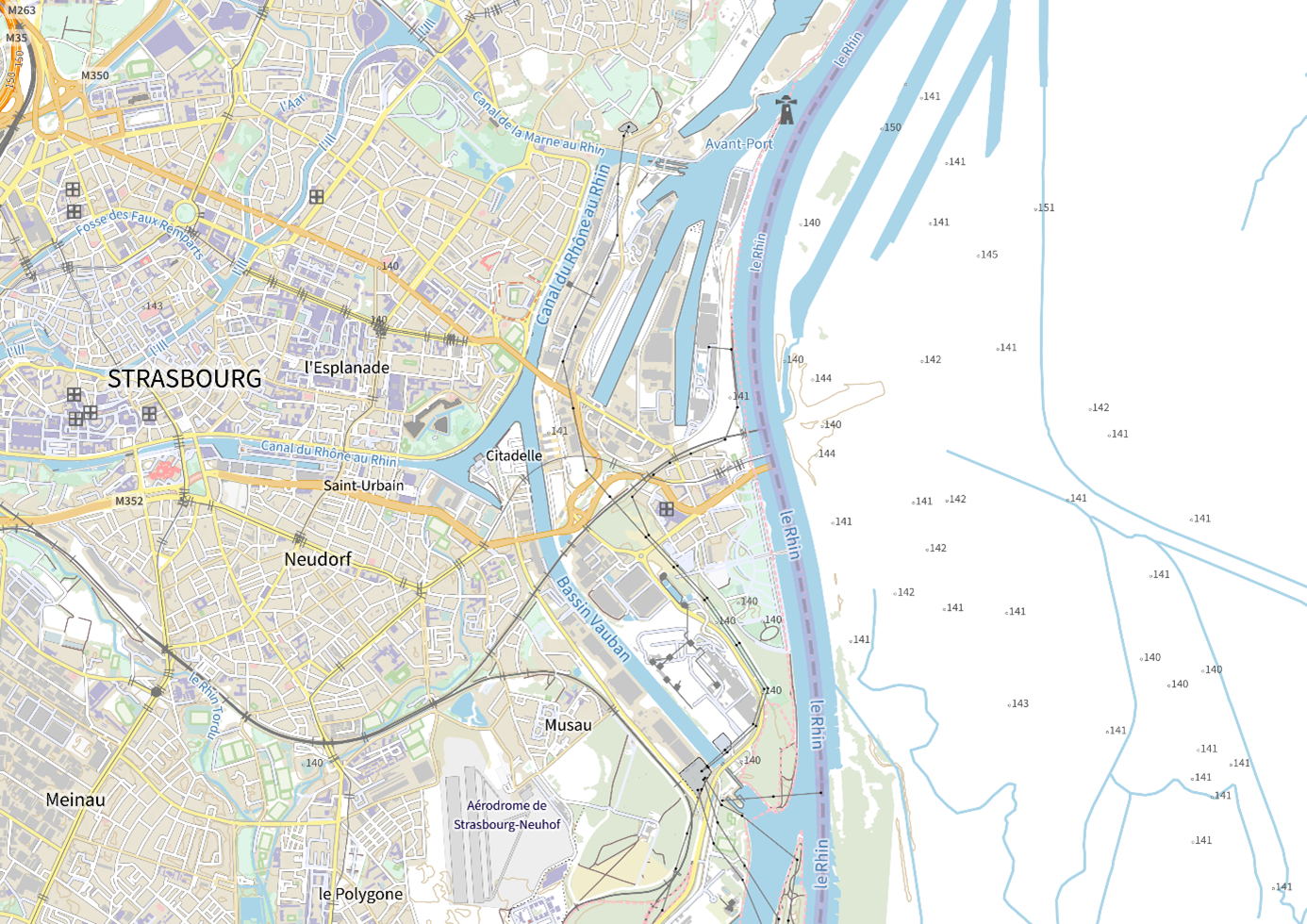 Aperçu sur Strasbourg avant