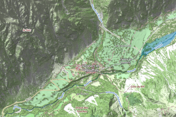 IGNF - PLAN IGN SURSOL - Le-Désert en Valjouffrey (38)