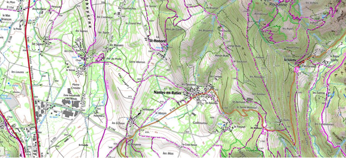 Exemple de légende du SCAN 25