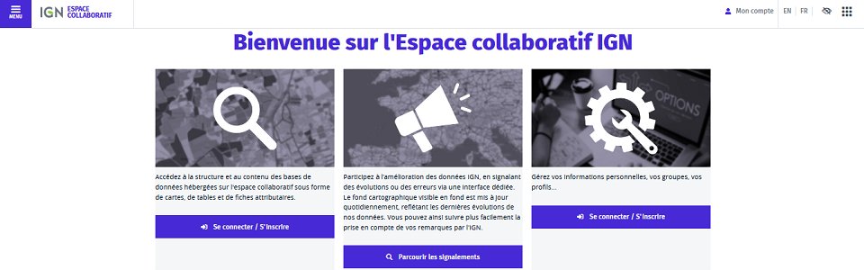 Espace collaboratif IGN