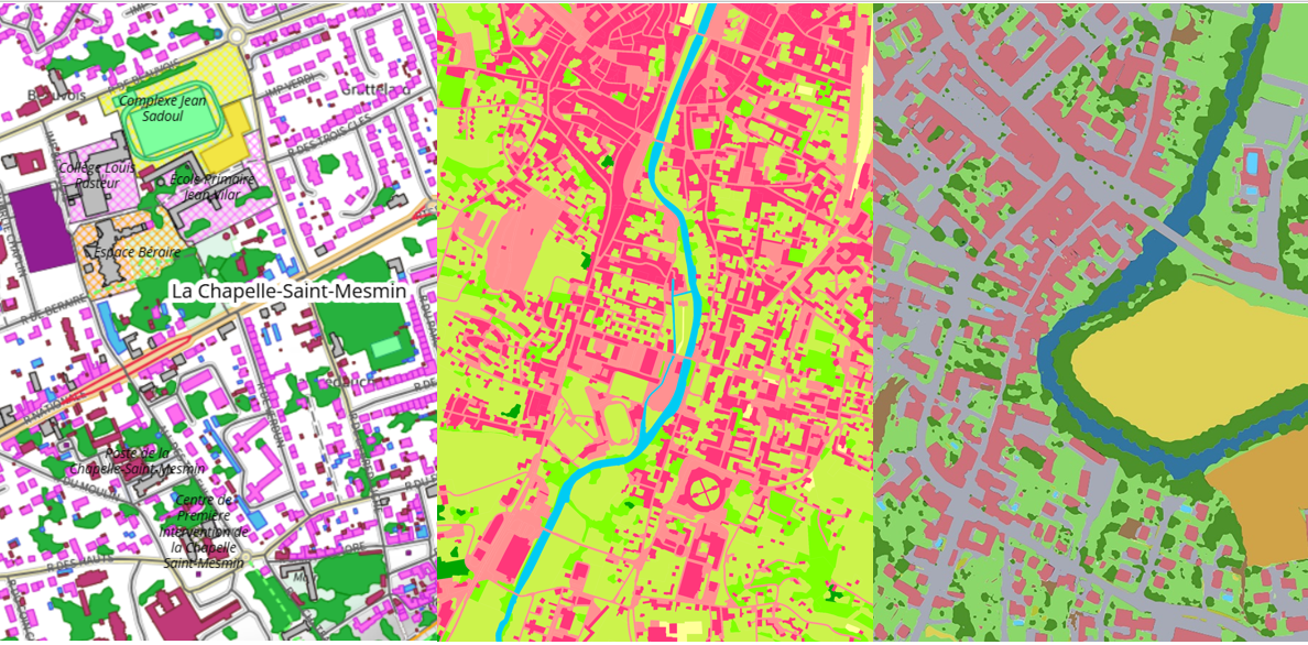 Occupation du sol et topographie